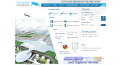 Desktop Screenshot of eng.szairport.com